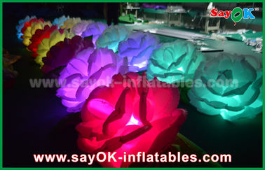 ตกแต่งแสงสว่างโรแมนติก / LED Inflatable Flowers Chain โรสสำหรับงานแต่งงาน