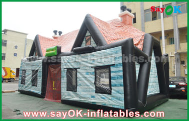 Outwell Air Tent Giant 0.55mm PVC Inflatable Air Tent บ้านเป่าลมเต็นท์กระท่อมไม้ซุงกันน้ำ