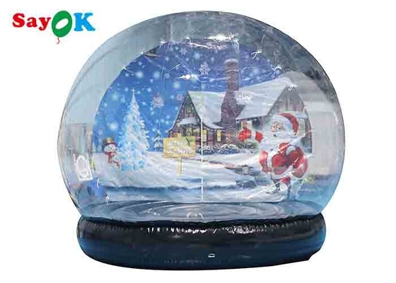Giant Ball Inflatable Christmas ตกแต่งผ้า Oxford สำหรับสนามหลังบ้านของสวนสาธารณะ