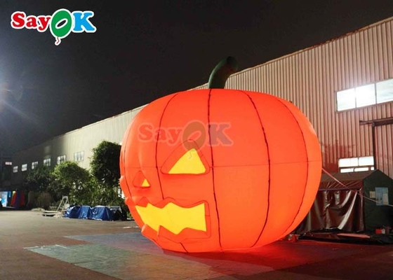 16.4FT Giant Halloween Outdoor Inflatable Pumpkin Decorations การพิมพ์ดิจิตอล