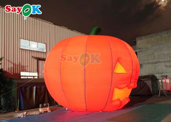 16.4FT Giant Halloween Outdoor Inflatable Pumpkin Decorations การพิมพ์ดิจิตอล
