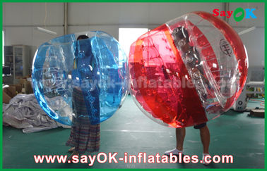 เกมสวนทำให้พองขนาดควีนไซส์ PVC / TPU เกมกีฬาทำให้พอง Bubble Ball Soccer
