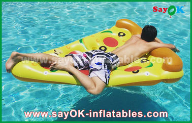 สีเหลือง / สีแดง / Fruit Slice สระว่ายน้ำลอยสระว่ายน้ำของเล่น Inflatable ดิบสำหรับว่ายน้ำ