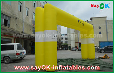 Custom Inflatable Arch ผ้า Oxford เคลือบ PVC Inflatable Arch CE สำหรับการโฆษณา / ส่งเสริมการขาย