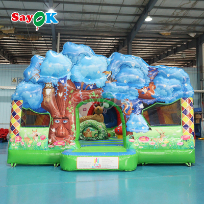 เด็กปลอดภัยและบันเทิงกับ Air Bounce Slide Playhouse Print