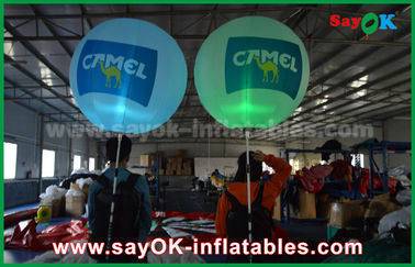 บอลลูนเดินเบาแบบ LED ที่กำหนดเองเพื่อการโฆษณา