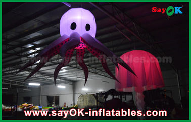 เปลี่ยนสี LED Inflatable Stage Octopus สำหรับงานปาร์ตี้และงานแต่งงาน