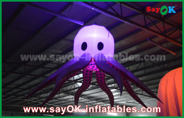 เปลี่ยนสี LED Inflatable Stage Octopus สำหรับงานปาร์ตี้และงานแต่งงาน