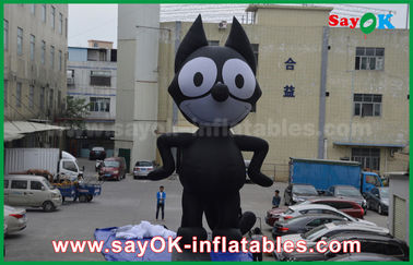 6mH Oxford Cloth Black Inflatable Cartoon ตัวอักษร, แมวพอง
