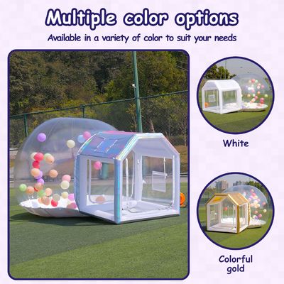 เต็นท์บ้านบับเบลล์พิเศษ ปาร์ตี้แบบเปียก บับเบลล์บ้านสําหรับเด็ก