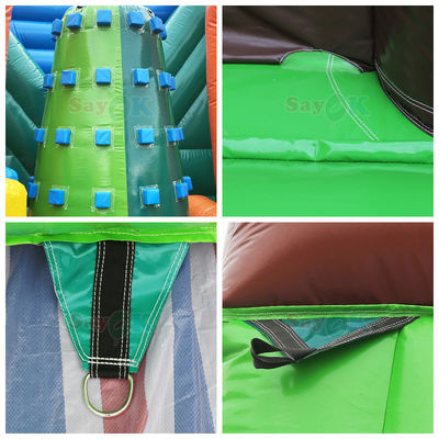 สีสัน สนามอุปสรรคอัดอัดอัดสําหรับในและนอก สนามกีฬาอัดอัดเกมส์ ปราสาทอัดอัดกับสไลด์