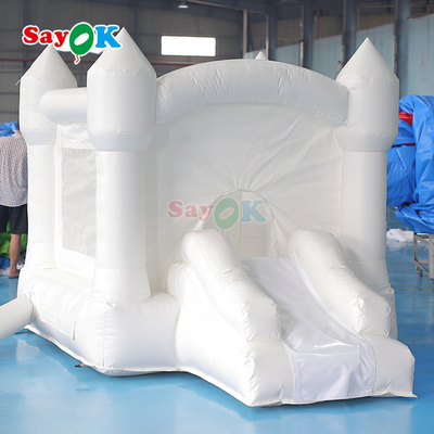 Sayok ขาวอัดลมพัดลมพัดลมพัดลมพัดลม พาร์ตี้แต่งงาน บ้านพัดลมสไลด์สําหรับเด็ก