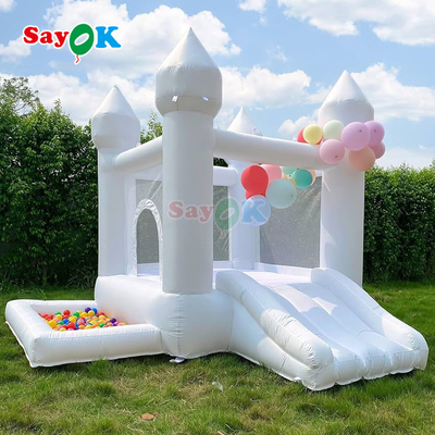 Sayok ขาวอัดลมพัดลมพัดลมพัดลมพัดลม พาร์ตี้แต่งงาน บ้านพัดลมสไลด์สําหรับเด็ก