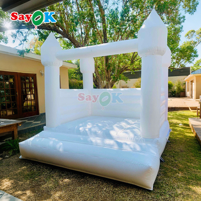 Sayok ขาวอัดลมพัดลมพัดลมพัดลมพัดลม พาร์ตี้แต่งงาน บ้านพัดลมสไลด์สําหรับเด็ก