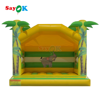 บ้านลมเป่าสำหรับเด็กขนาด 4 เมตร ลายสัตว์ บ้านลมเป่าสำหรับเด็กเล็ก ปราสาทลมเป่าขนาดเล็ก