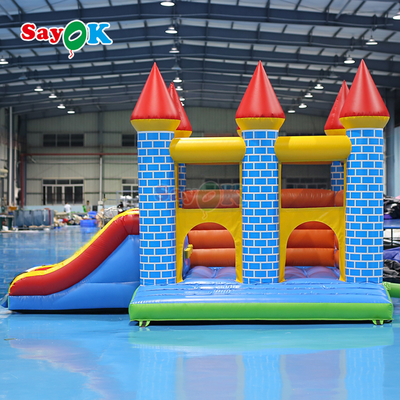 Sayok Commercial PVC Bouncy Castle คอมโบ้อฟฟลาบอลสําหรับงานกลางแจ้ง
