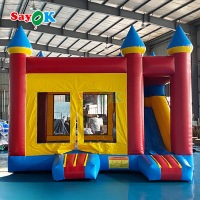 Sayok ปราสาทเป่าลมสำหรับเด็กกลางแจ้งเชิงพาณิชย์ PVC Bounce House Combo