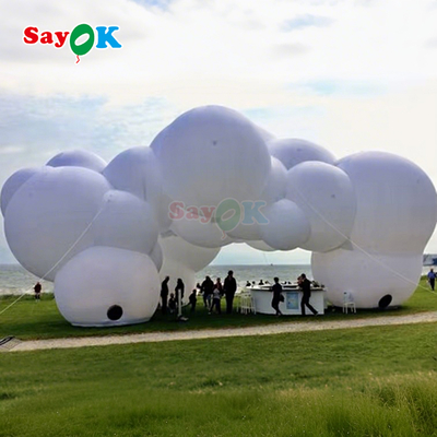 เต็นท์ปูใหญ่แบบเมฆ Sayok Blow Up เต็นท์ปาร์ตี้สําหรับกิจกรรมกลางแจ้ง