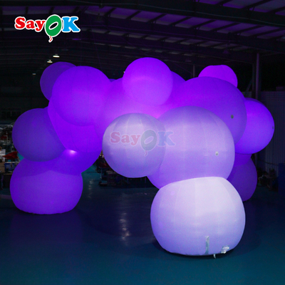 เต็นท์ปูใหญ่แบบเมฆ Sayok Blow Up เต็นท์ปาร์ตี้สําหรับกิจกรรมกลางแจ้ง