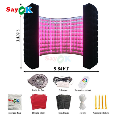 360 Inflatable Photo Booth Wall for Events and Rentals