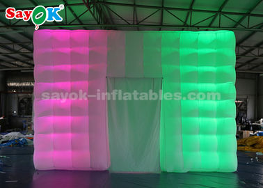 Outwell Air Tent 5 * 5 * 3.5m เต็นท์ลมเป่าลมไฟ LED หลายสีสำหรับงานแต่งงาน