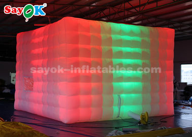 Outwell Air Tent 5 * 5 * 3.5m เต็นท์ลมเป่าลมไฟ LED หลายสีสำหรับงานแต่งงาน