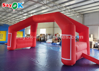 Inflatable Arches Oxford Cloth 6 * 3 * 3m Red Inflatable Arch สำหรับงานโฆษณาสีแดง