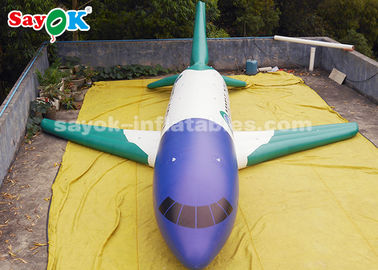 ROHS ผลิตภัณฑ์พองที่กำหนดเอง, 10 เมตรพีวีซีพองเครื่องบินรุ่นสำหรับการแสดงนิทรรศการ