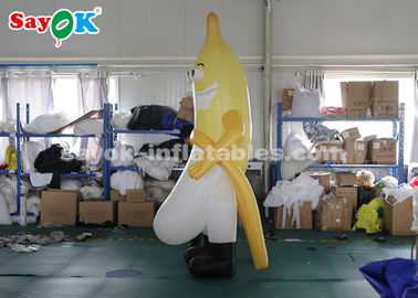 3 เมตรกล้วยพองมิ่งขวัญสำหรับการโฆษณากลางแจ้ง CE SGS ROHS