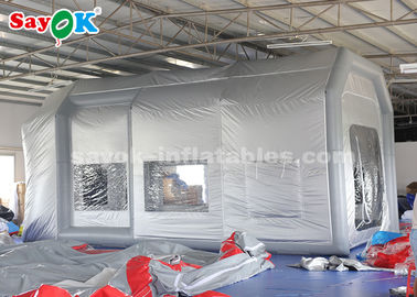 Kampa Air Tent แบบพกพา 8.5 * 4.5 * 4 เมตร Blow Up Paint Booth ผ้า Oxford + วัสดุ PVC ใส