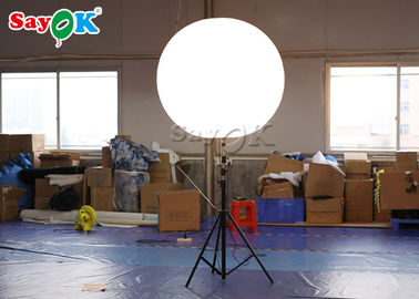 ผ้าอ๊อกซฟอร์ดที่น่าสนใจ 1.2 เมตรโคมไฟพองขาตั้งกล้องที่วางบอลลูนโฆษณา