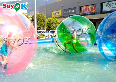 เกมน้ำทำให้พอง PVC อุปกรณ์สวนสนุกน้ำทำให้พองลูกบอลเดินน้ำมนุษย์ขนาดใหญ่