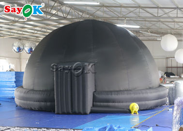 360 Dome Projection 5 / 6m แบบพกพา Black Inflatable Planetarium Tent
