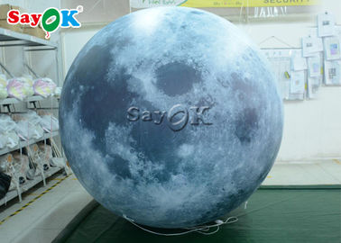 บอลลูนไฟ LED ลานขนาด 3 เมตรบอลลูนลมดวงจันทร์