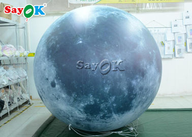 บอลลูนไฟ LED ลานขนาด 3 เมตรบอลลูนลมดวงจันทร์