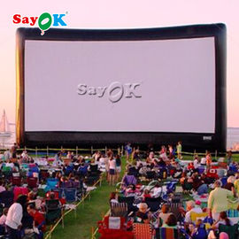 Blow Up Projector Screen แบบพกพา 50 Ft ROHS Commercial Inflatable Movie Screen