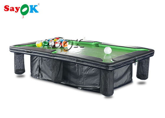 เกมลานทำให้พอง Airtight Inflatable Snook Billiards Table เกมกีฬาทำให้พอง