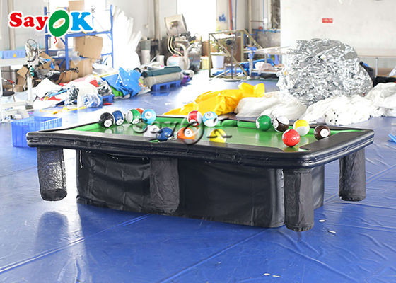 เกมลานทำให้พอง Airtight Inflatable Snook Billiards Table เกมกีฬาทำให้พอง