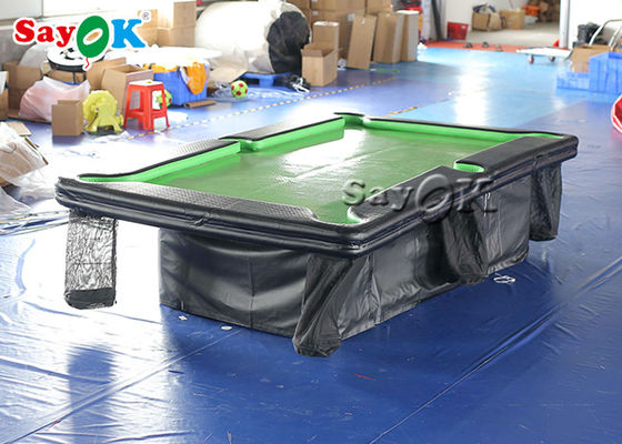 เกมลานทำให้พอง Airtight Inflatable Snook Billiards Table เกมกีฬาทำให้พอง