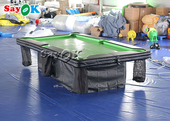 เกมลานทำให้พอง Airtight Inflatable Snook Billiards Table เกมกีฬาทำให้พอง