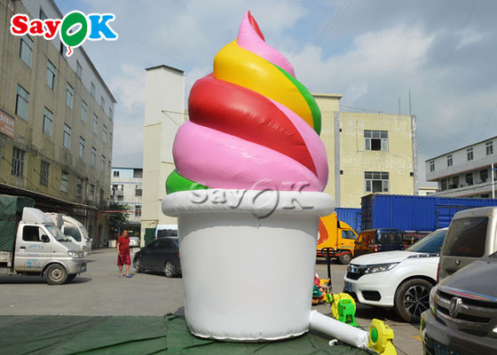 โมเดลกรวยไอศกรีม PVC ขนาด 5mH แบบกำหนดเอง