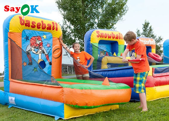 เกมลูกบอลทำให้พองสนามเด็กเล่นเบสบอล Batting Cage เกมกีฬาทำให้พอง