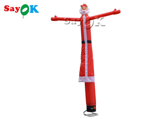 เป่าลม Wacky Waving Tube Man One Leg Red 5m Inflatable Christmas Santa Air Dancer