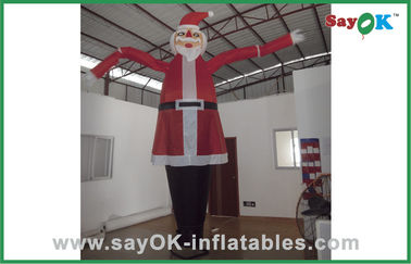 หุ่นเชิดอากาศเต้นรำซานตาคลอสโฆษณานักเต้นเป่าลมสำหรับฉลองคริสต์มาส