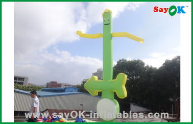หลอดเป่าลม Wacky Waving Man Arrow Shape Blow Up Advertising Man 750W Blower Custom Inflatable Product