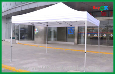 Garden Canopy Tent Custom 3x3m White Pop Up Gazebo เต็นท์พับได้สำหรับโฆษณาส่งเสริมการขาย