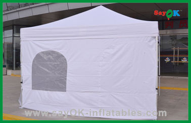 Garden Canopy Tent Custom 3x3m White Pop Up Gazebo เต็นท์พับได้สำหรับโฆษณาส่งเสริมการขาย