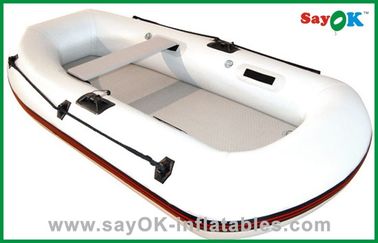 ความร้อนปิดผนึก 0.9mm PVC Inflatable Boats สำหรับผู้ใหญ่ Water Toy Boat
