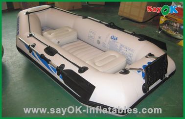 กีฬาทางน้ำ PVC Inflatable Boats ผู้ใหญ่เรือแม่น้ำขนาดเล็ก 3.6mL x 1.5mW