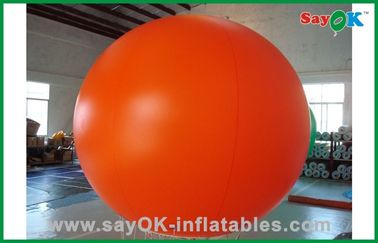 Helium ใหม่สวยงาม Orangecoloured Helium Inflatable แกรนด์บอลลูนสำหรับงานแสดงกลางแจ้ง